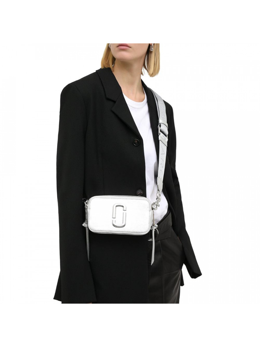СУМКА MARC JACOBS THE SNAPSHOT DTM SILVER