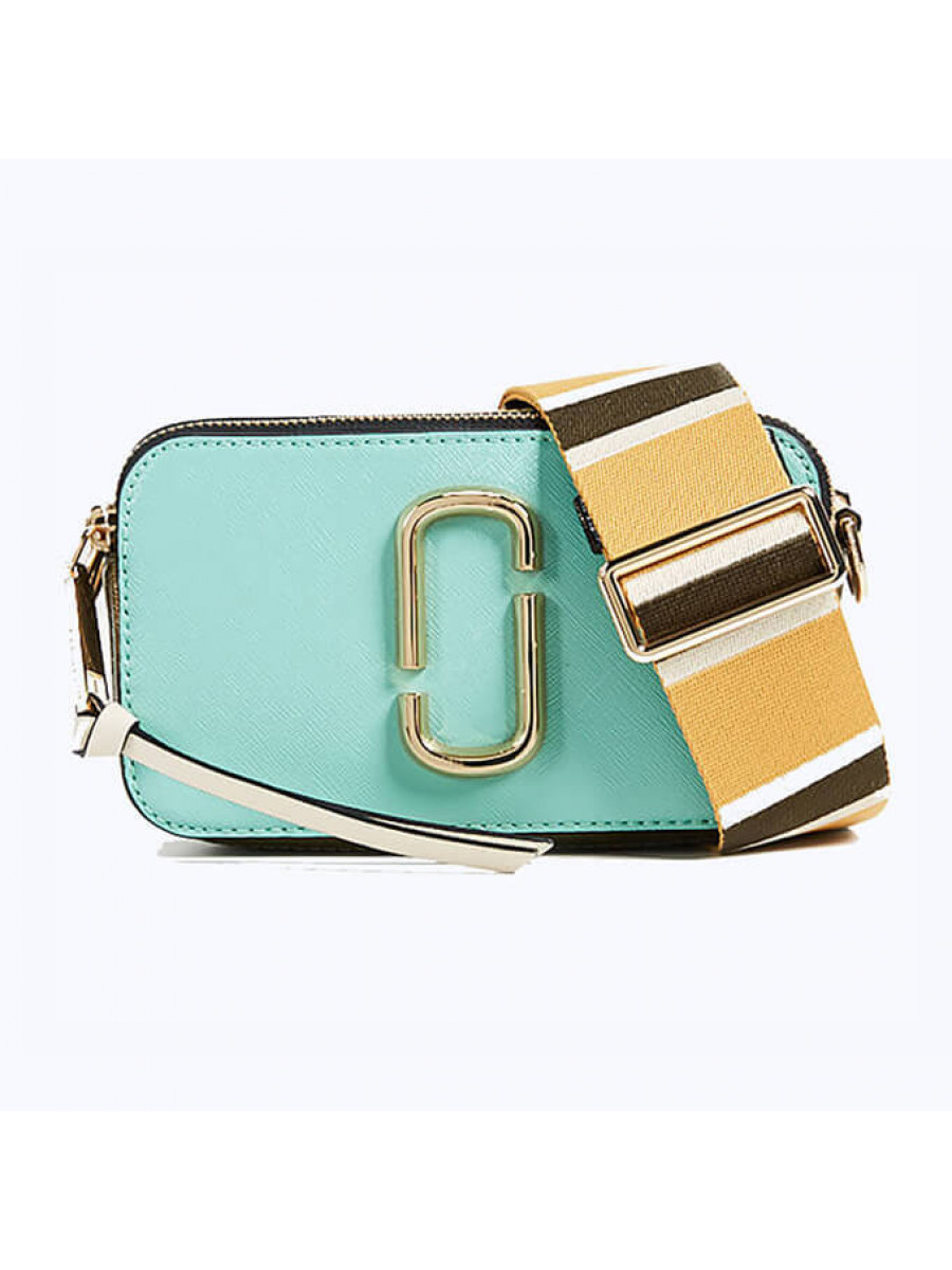 СУМКА MARC JACOBS SNAPSHOT BLUE/YELLOW MULTI Marc Jacobs