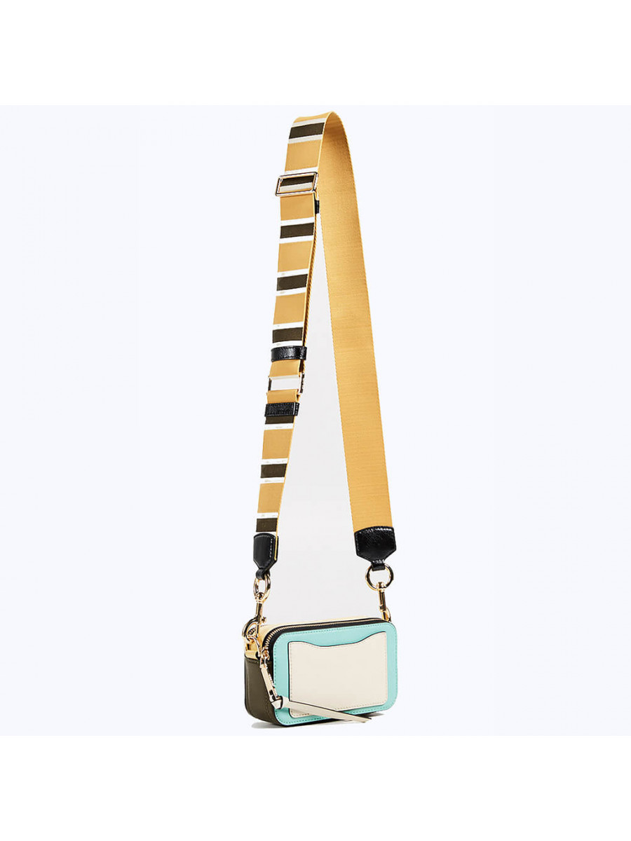 СУМКА MARC JACOBS SNAPSHOT BLUE/YELLOW MULTI