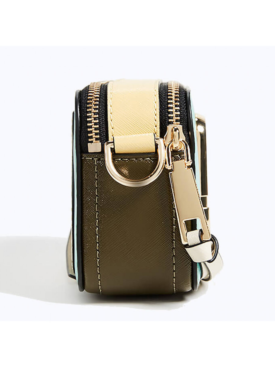 СУМКА MARC JACOBS SNAPSHOT BLUE/YELLOW MULTI