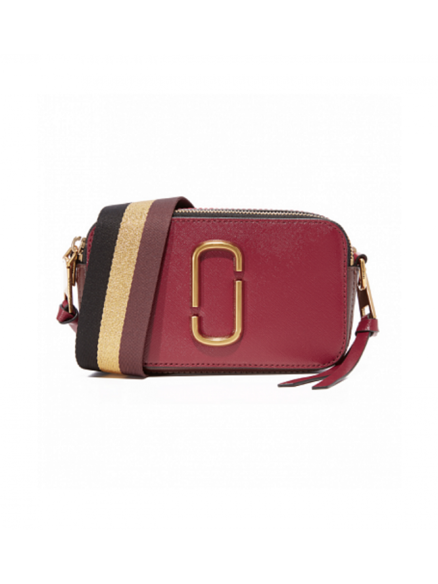 СУМКА MARC JACOBS SNAPSHOT SMALL CAMERA BAG BURGUNDY Marc Jacobs