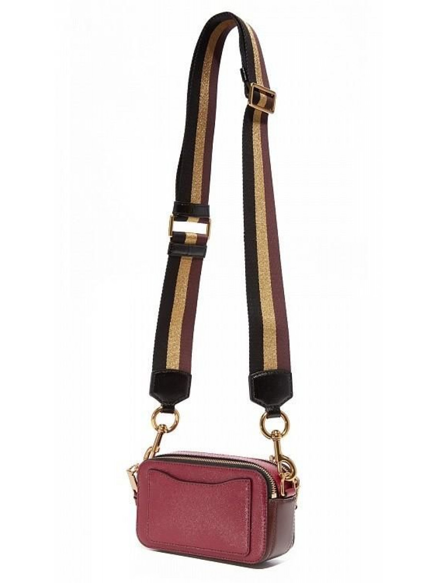 СУМКА MARC JACOBS SNAPSHOT SMALL CAMERA BAG BURGUNDY