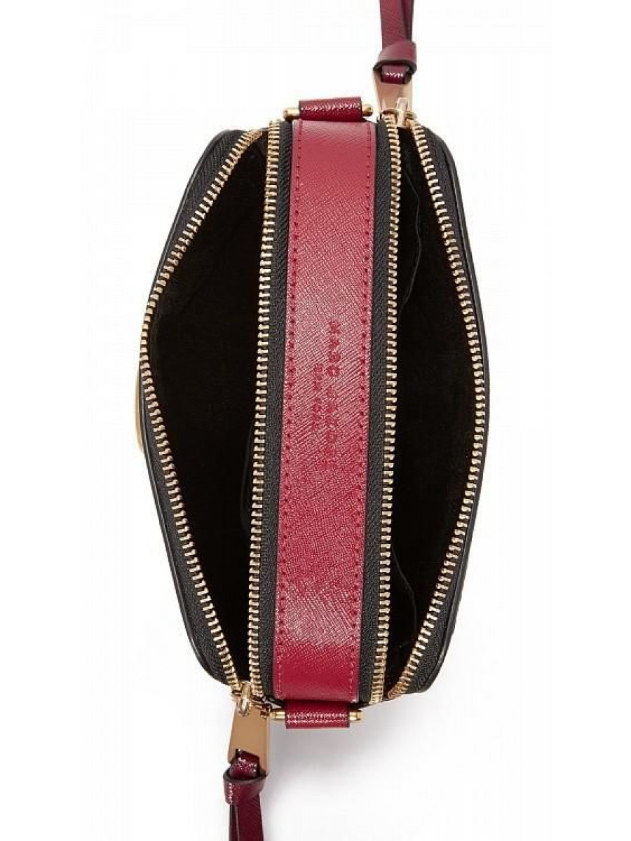 СУМКА MARC JACOBS SNAPSHOT SMALL CAMERA BAG BURGUNDY