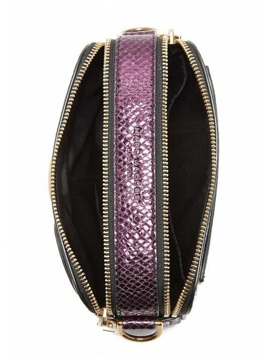 СУМКА MARC JACOBS SNAPSHOT MUSHROOM LEATHER CAMERA BAG