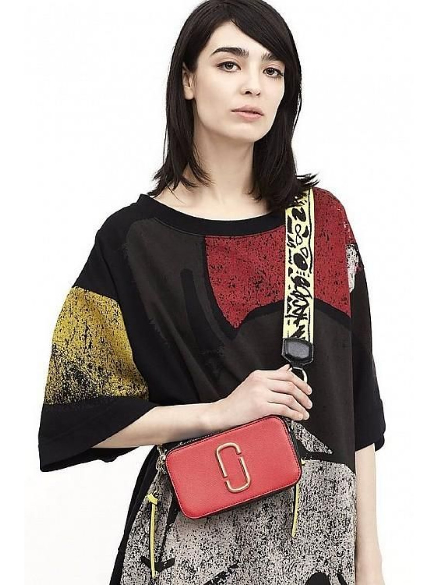 СУМКА MARC JACOBS SNAPSHOT SMALL CAMERA BAG POPPY RED