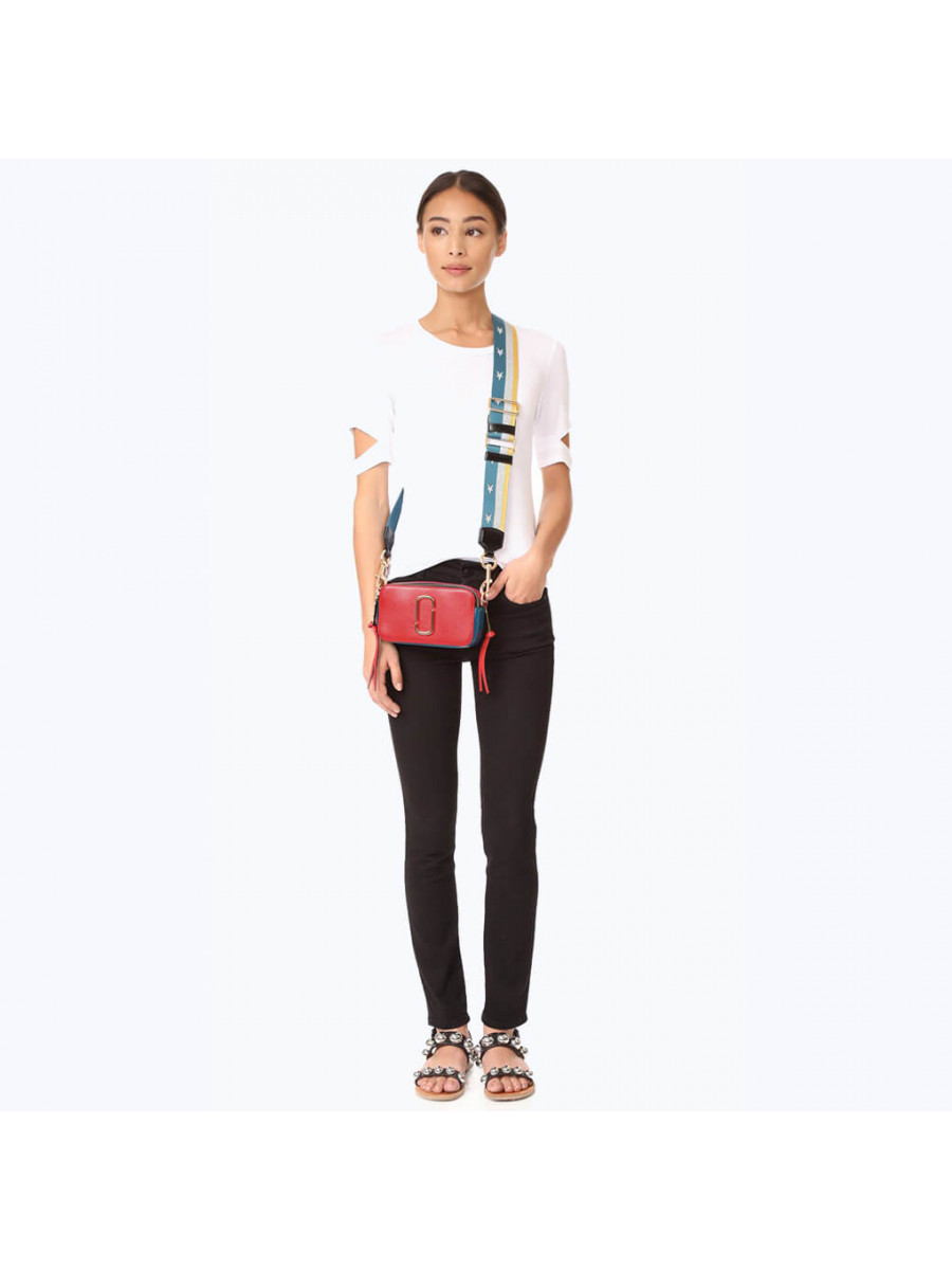 СУМКА MARC JACOBS SNAPSHOT LAVA RED MULTI
