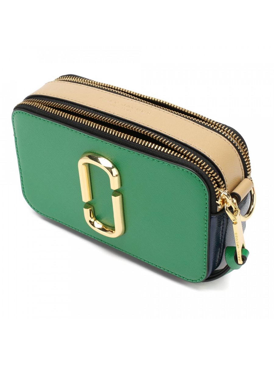 СУМКА MARC JACOBS SNAPSHOT CROSS BODY BAG PEPPER GREEN MULTI