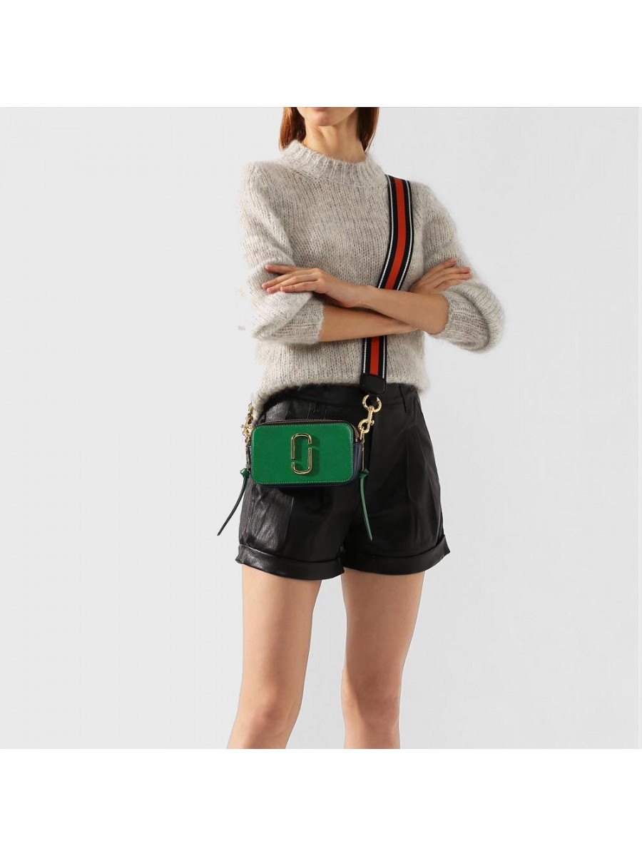СУМКА MARC JACOBS SNAPSHOT CROSS BODY BAG PEPPER GREEN MULTI
