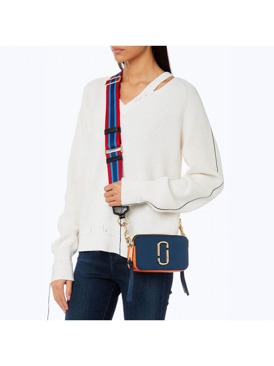 СУМКА MARC JACOBS SNAPSHOT BLUE SEA/MULTI