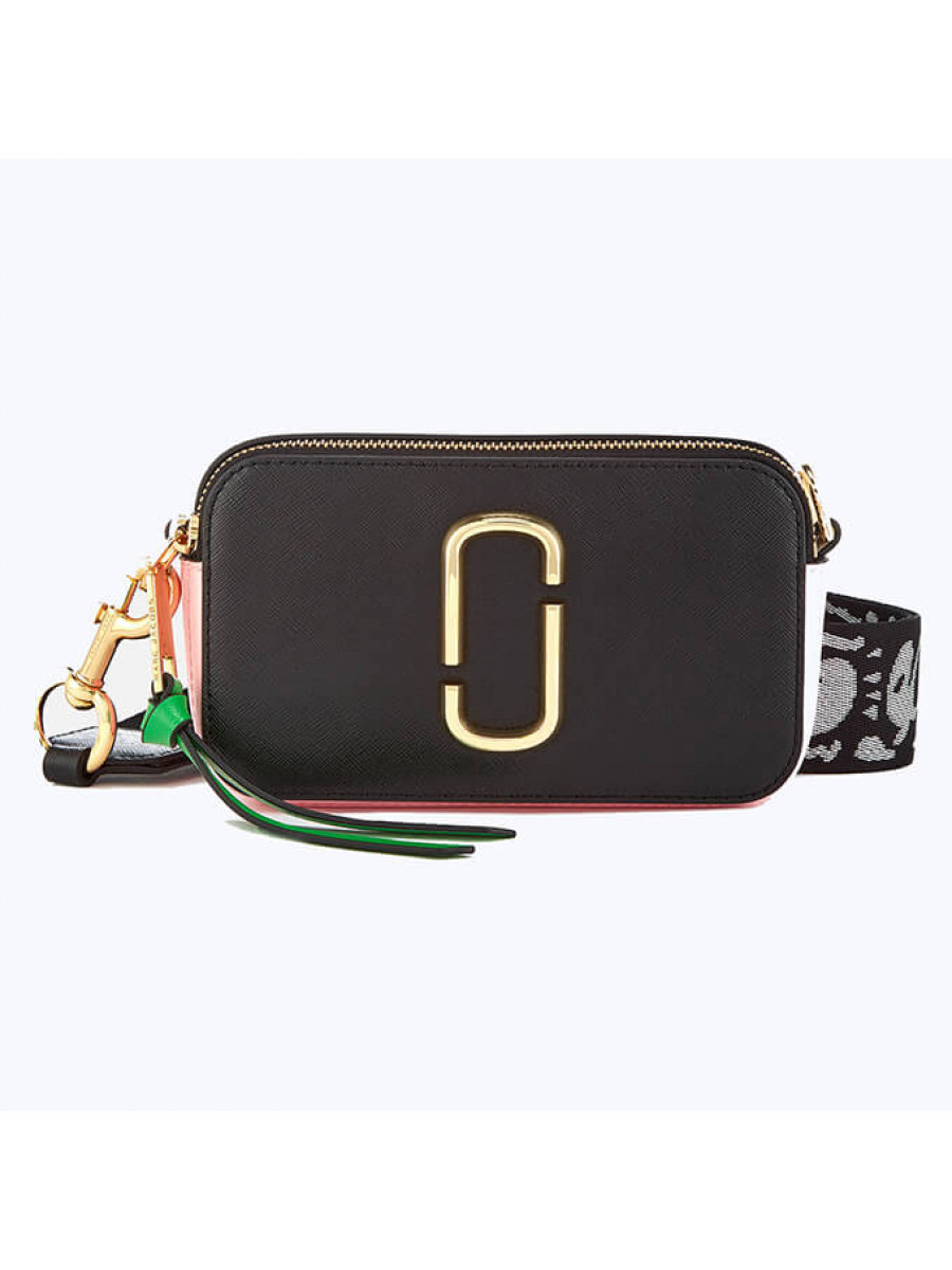 СУМКА MARC JACOBS SNAPSHOT BLACK/BABY PINK Marc Jacobs