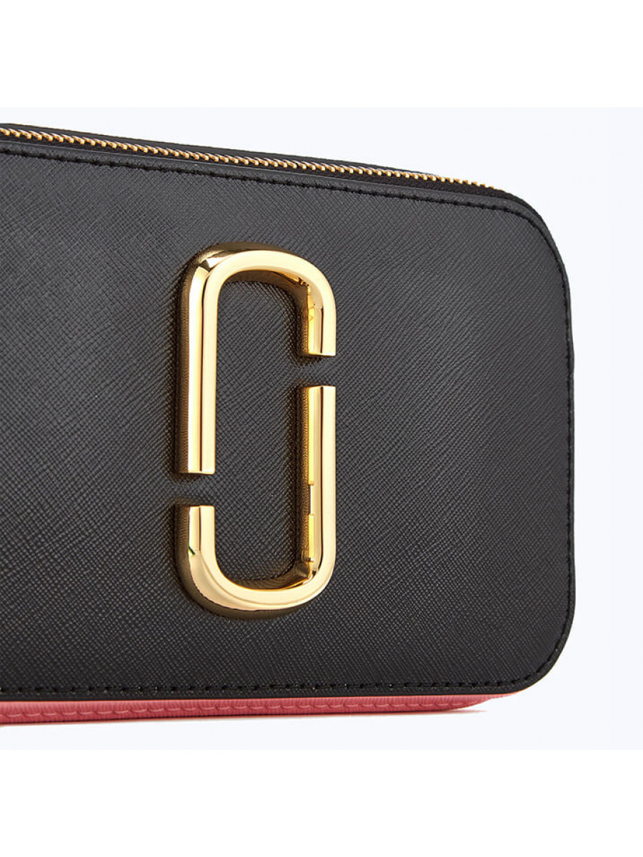 СУМКА MARC JACOBS SNAPSHOT BLACK/BABY PINK