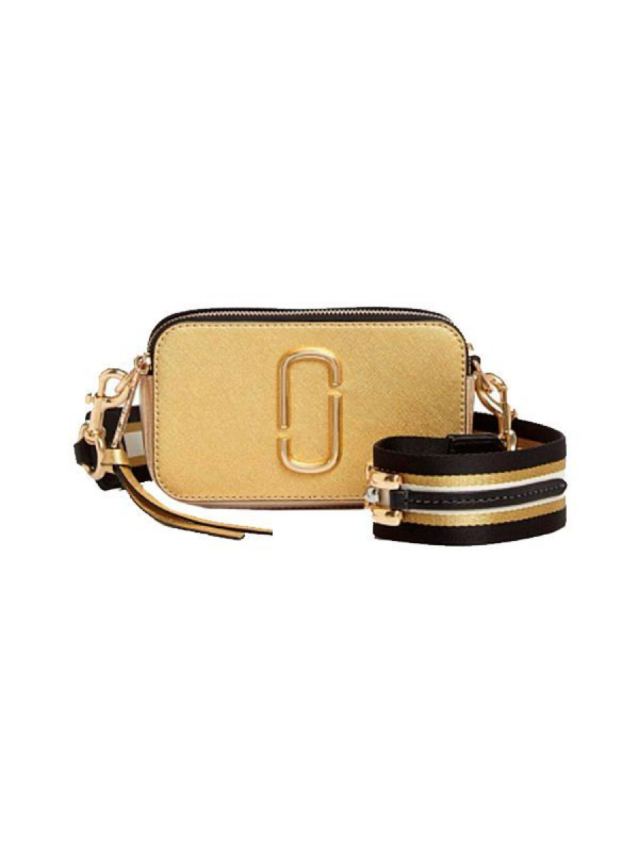 СУМКА MARC JACOBS METALLIC SNAPSHOT BAG GOLD Marc Jacobs