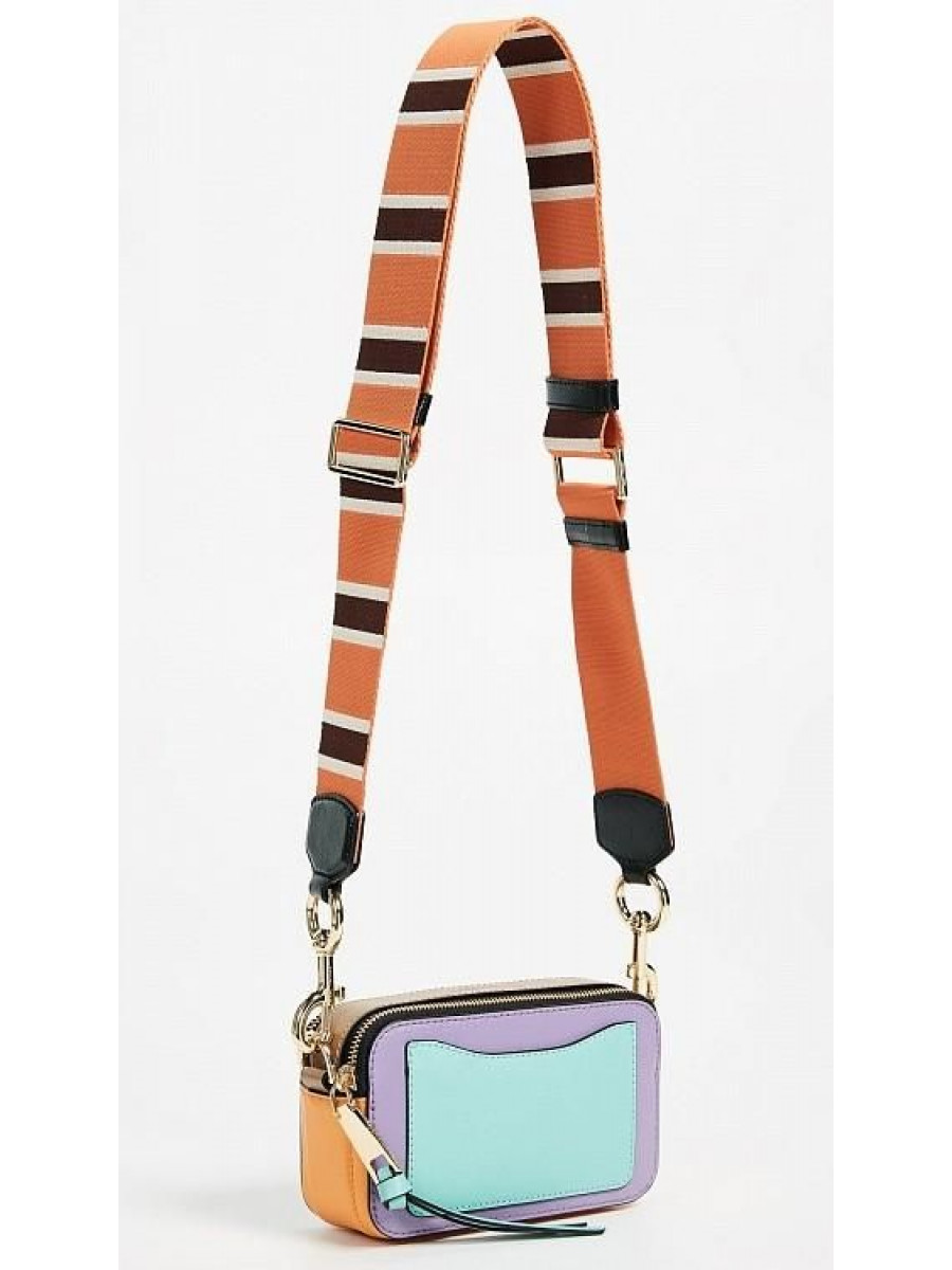 СУМКА MARC JACOBS SNAPSHOT LEATHER CAMERA BAG HYACINTH/MULTI