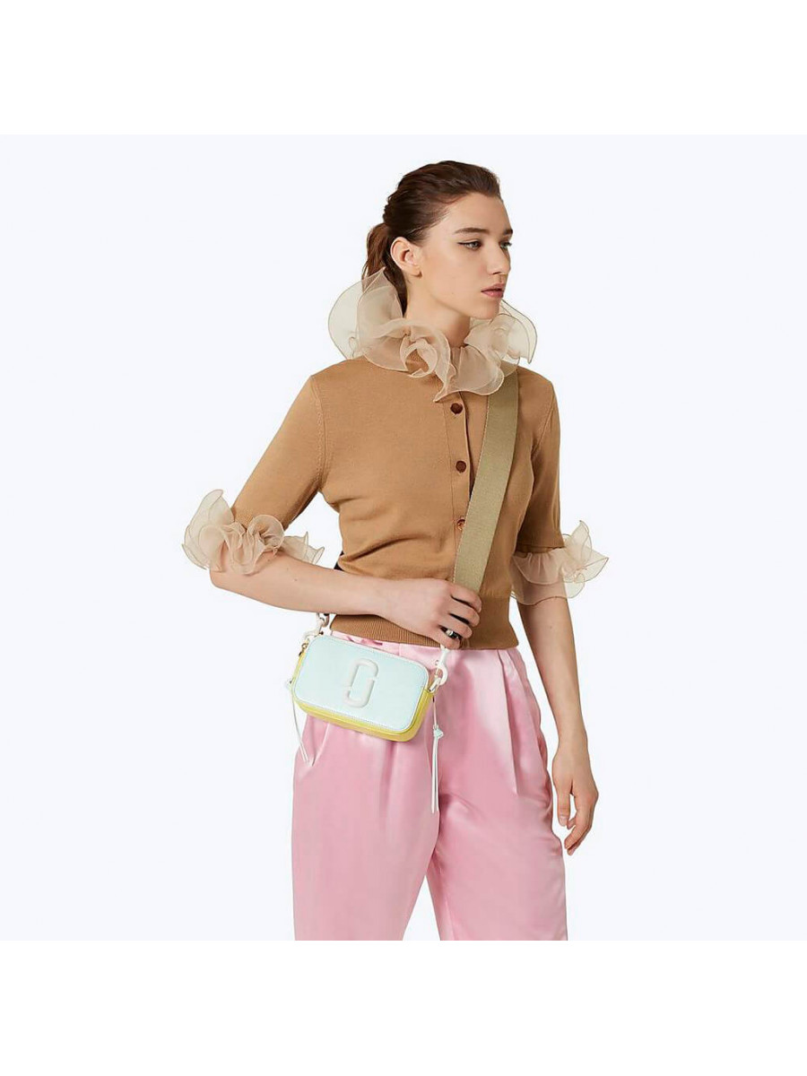 СУМКА MARC JACOBS CERAMIC SNAPSHOT LIGHT BLUE MULTI