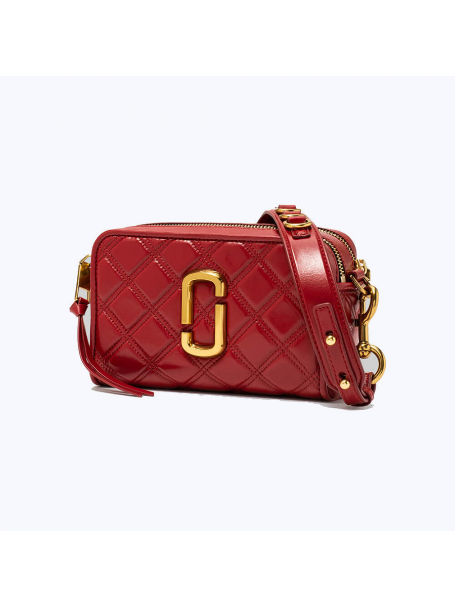 СУМКА MARC JACOBS THE QUILTED SOFTSHOT 21 BERRY