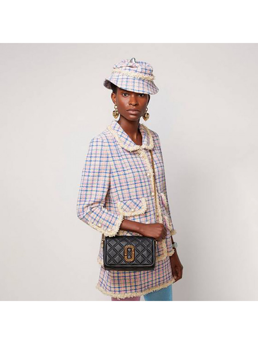 СУМКА MARC JACOBS THE STATUS FLAP BLACK
