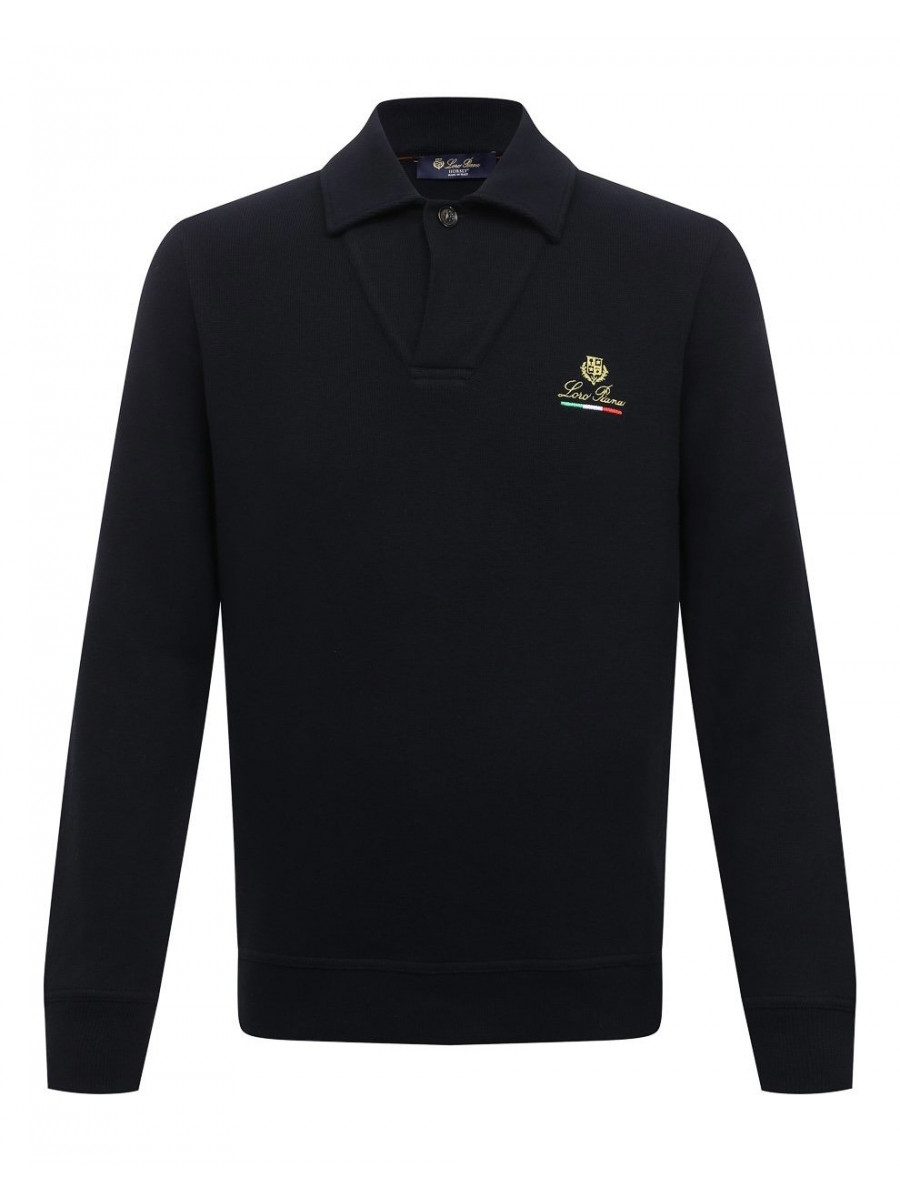Свитшот Loro Piana Черный Loro Piana