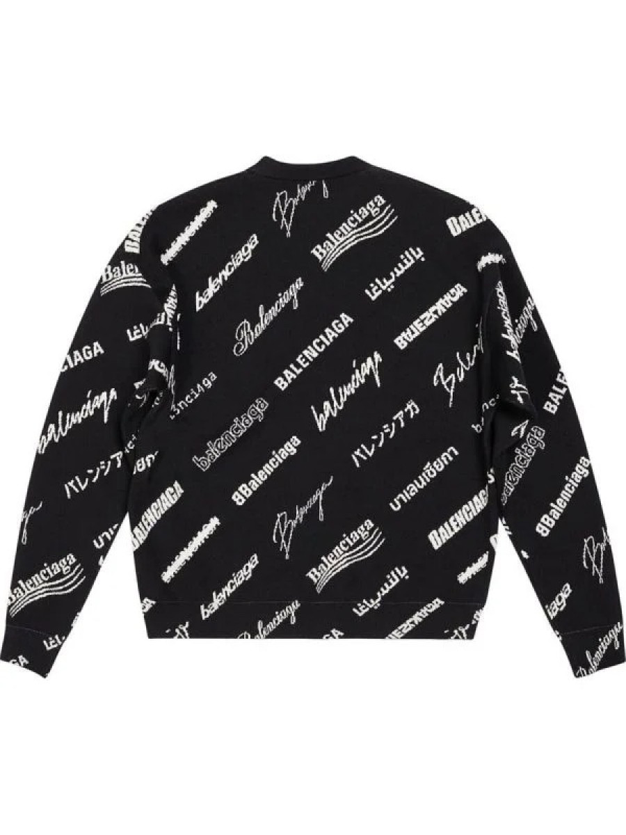 Свитшот Balenciaga Crewneck Черный