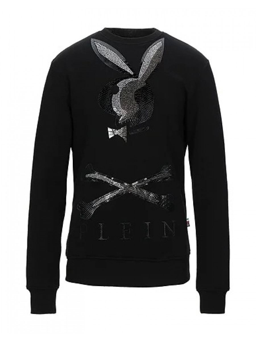 Свитшот Philipp Plein Philipp Plein X Playboy Черный