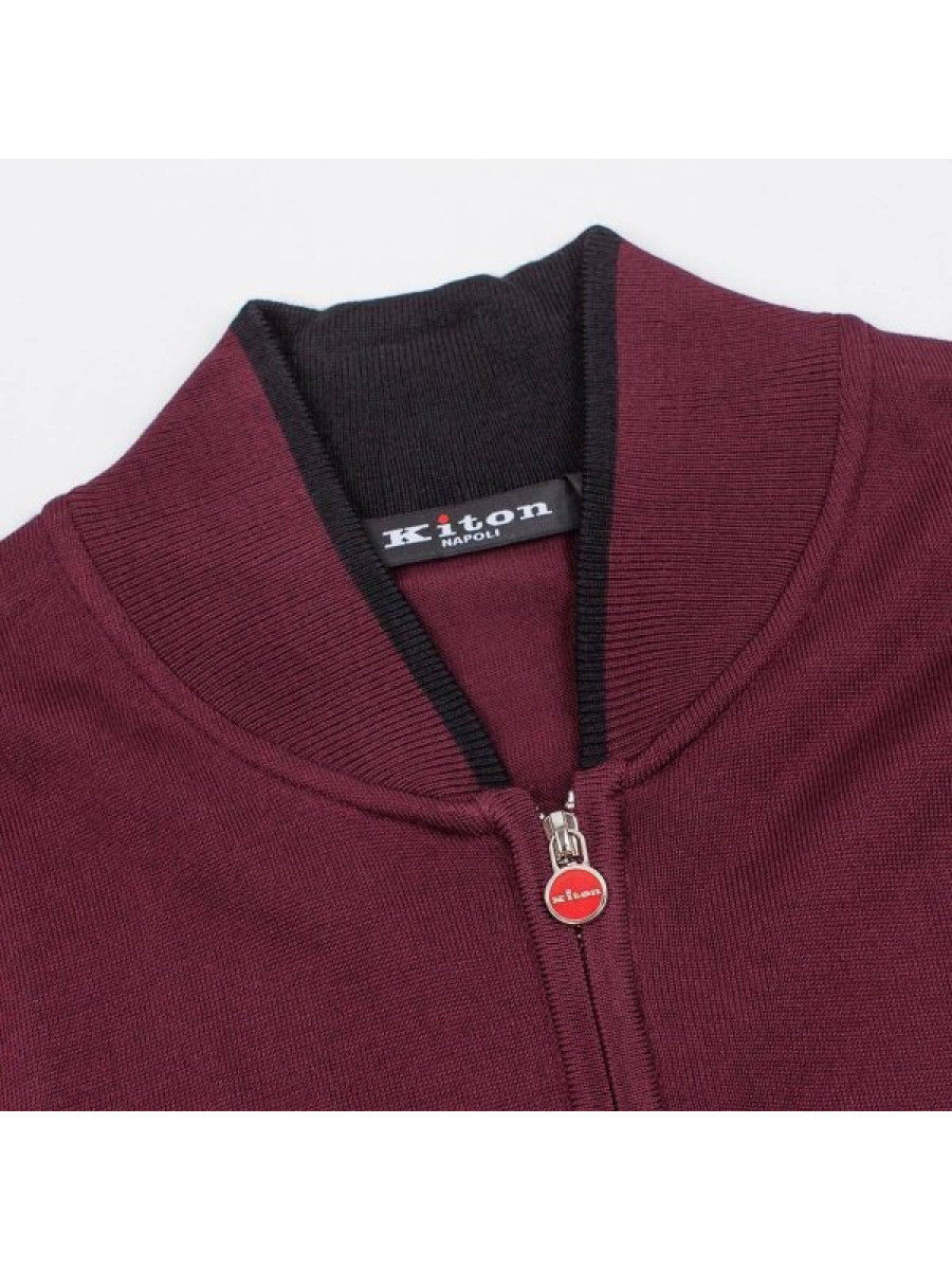 Свитшот Kiton Бордовый
