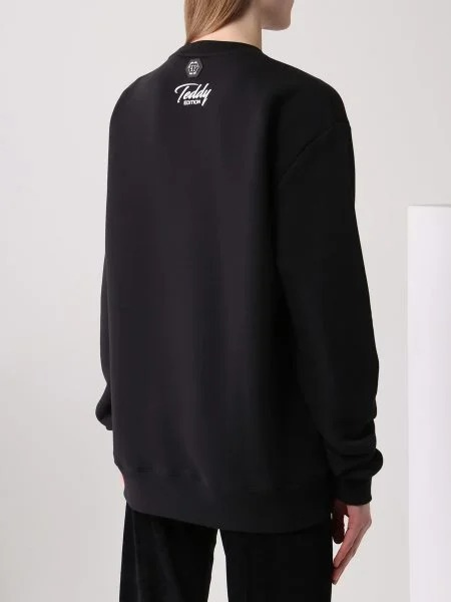 Свитшот Philipp Plein Ls Teddy Bear Черный