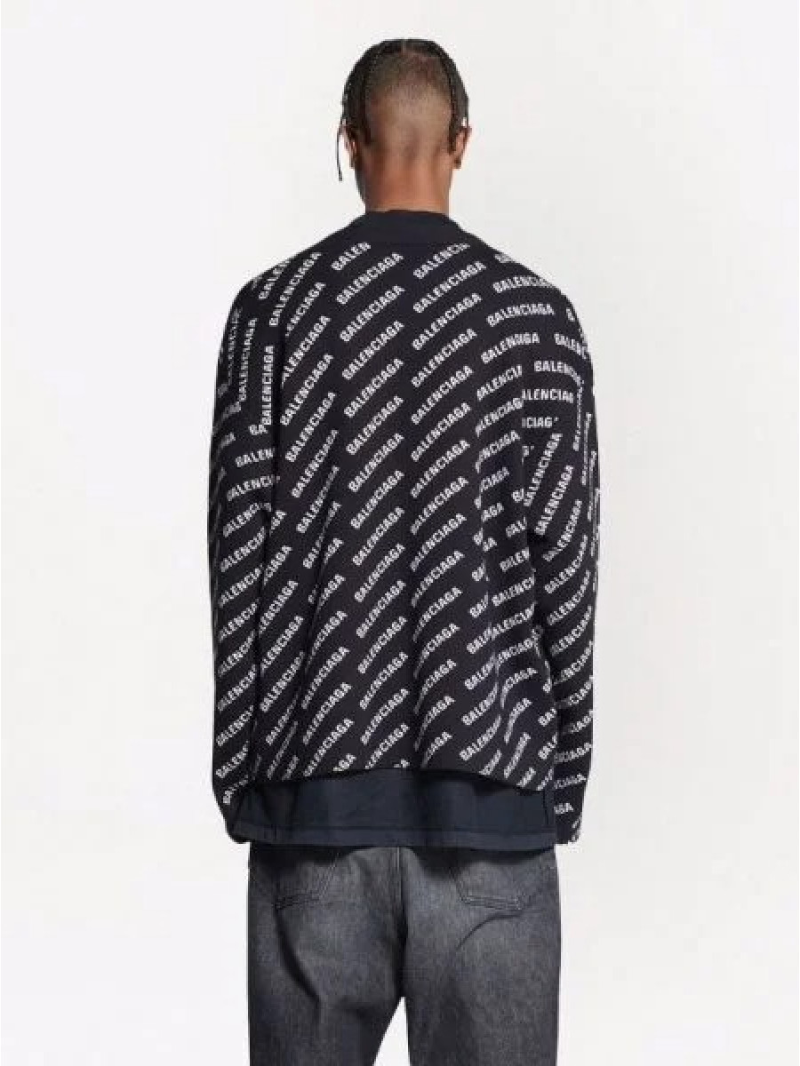 Свитшот Balenciaga V Черный
