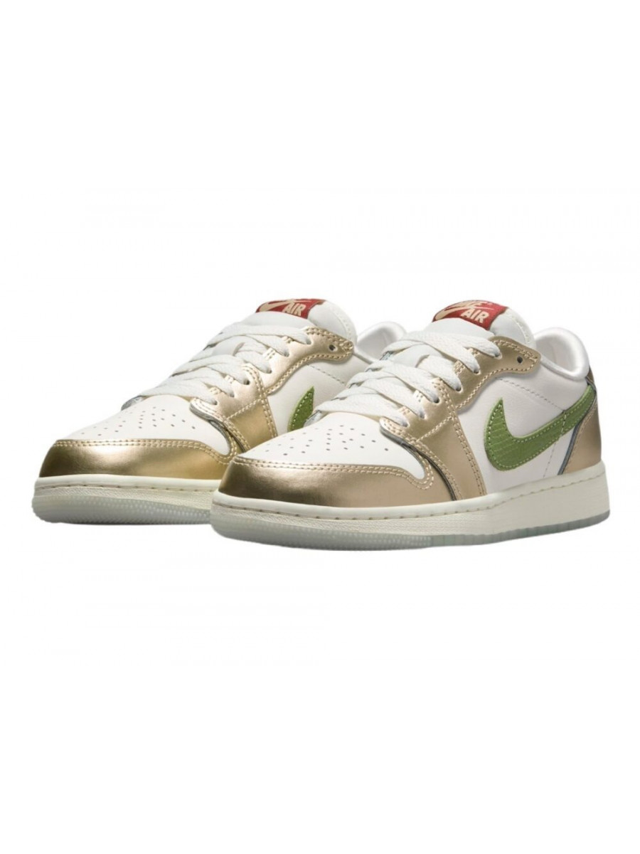 Кроссовки Nike Air Jordan 1 Low Gs Золотые Nike