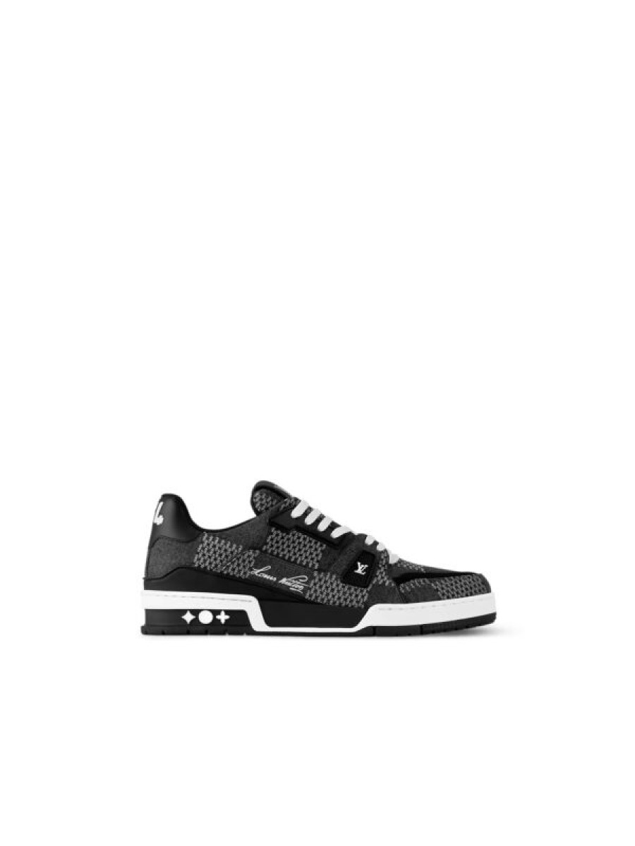 Кроссовки Louis Vuitton Lv Trainer Черные