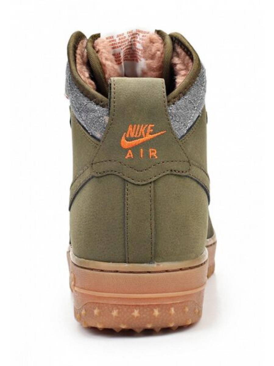 Кроссовки Nike Air Force 1 Duckboot Темно-зеленые