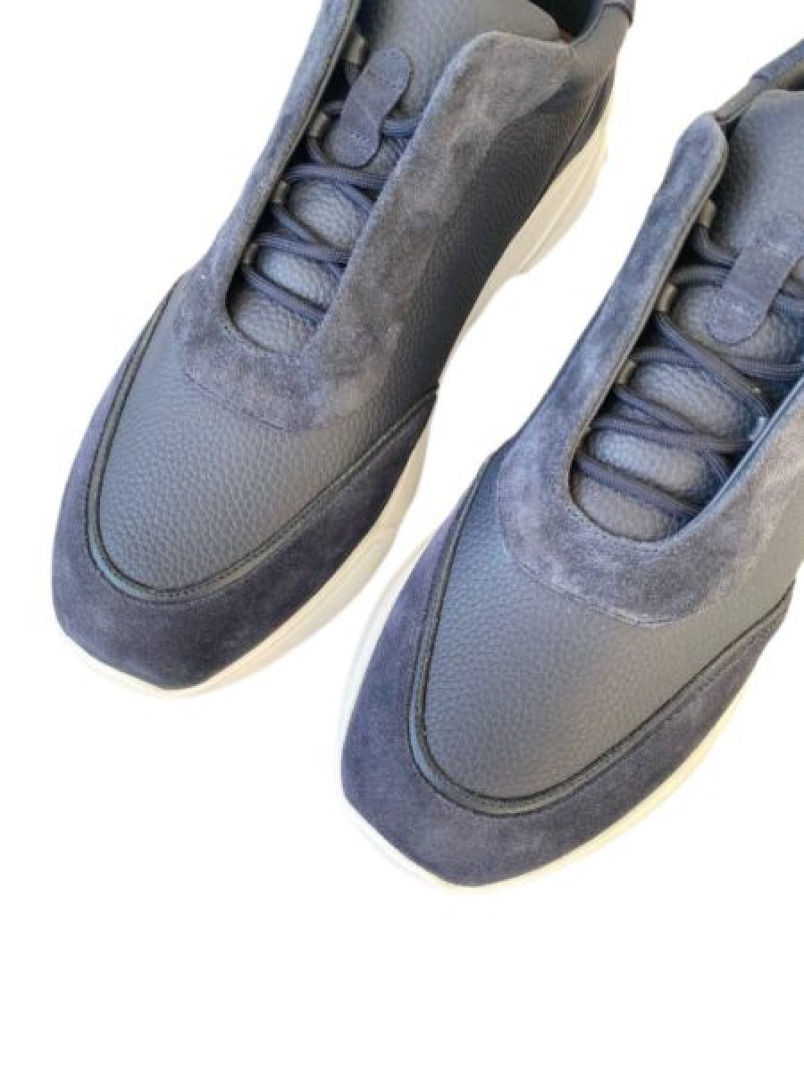 Кроссовки Loro Piana Modular Walk Темно-синие