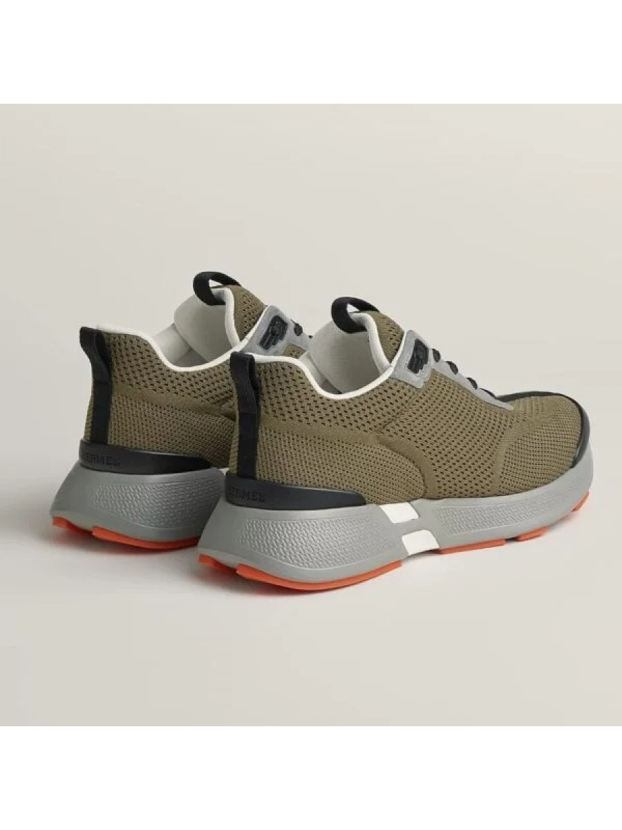 Кроссовки Hermes Heros Оливковые