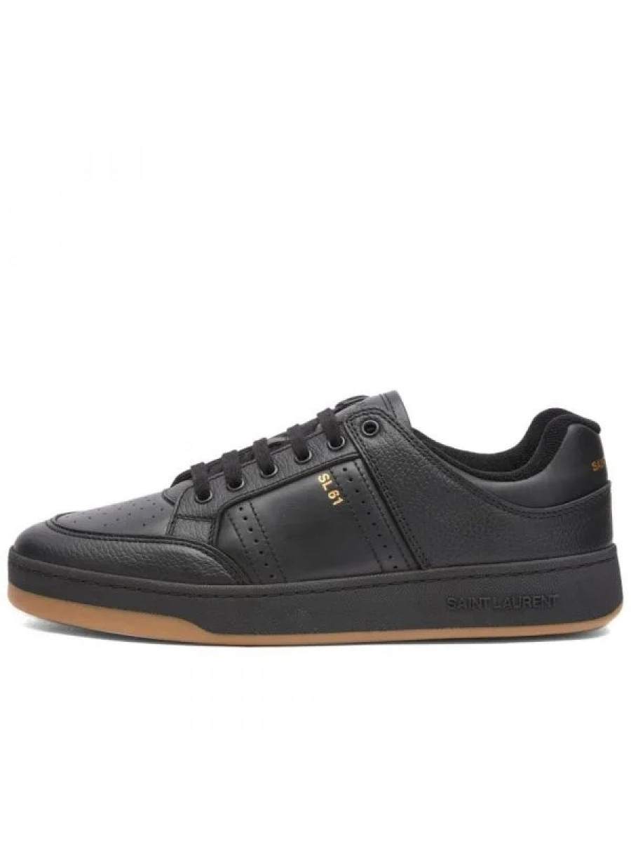 Кроссовки Saint Laurent Sl-61 Low Sneaker Черные