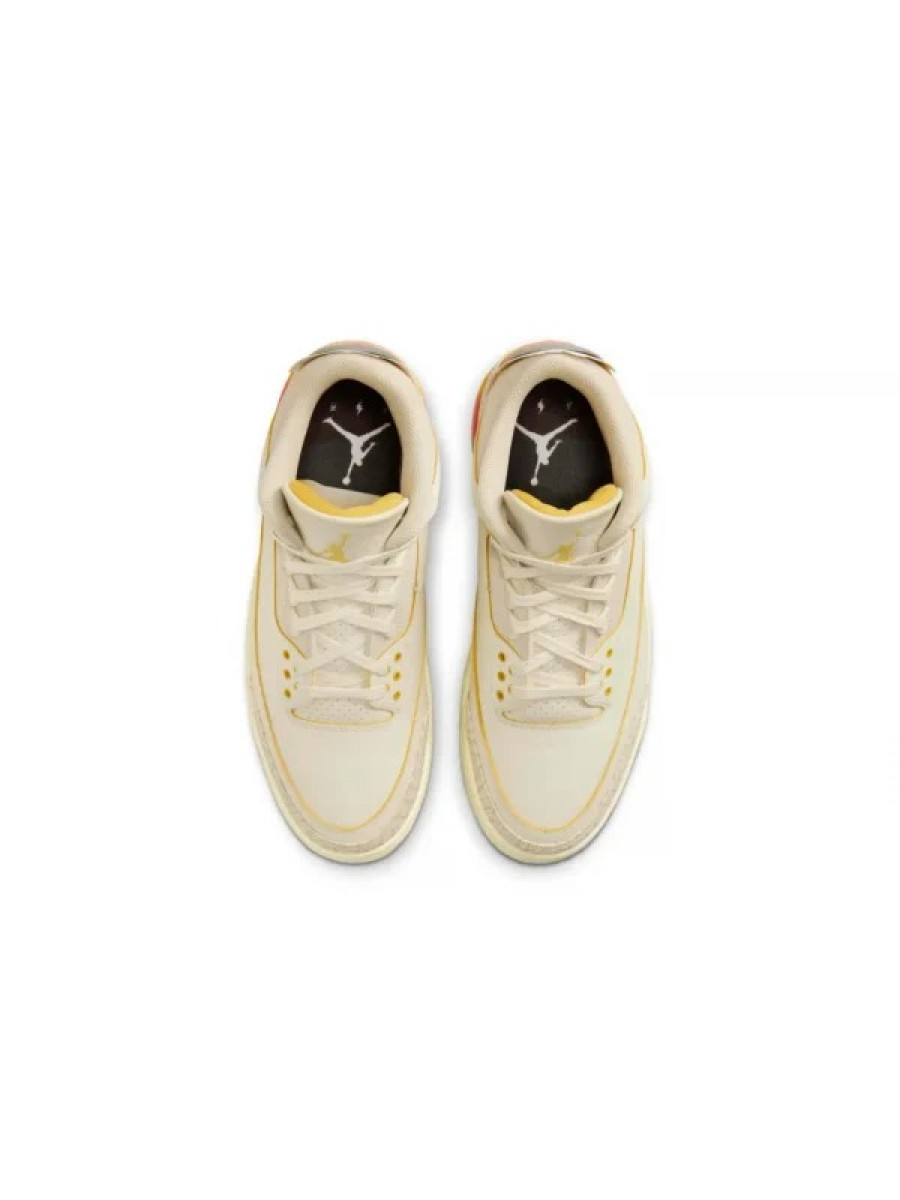 Кроссовки Nike J Balvin X Air Jordan 3 Кремовые