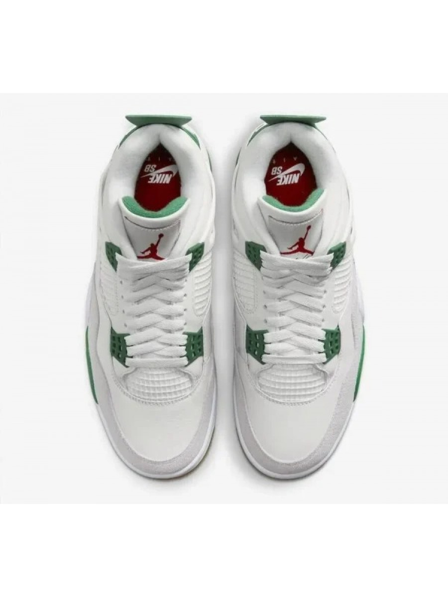 Кроссовки Nike Air Jordan 4 Sb Зеленые
