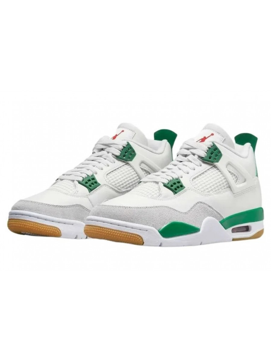 Кроссовки Nike Air Jordan 4 Sb Зеленые Nike