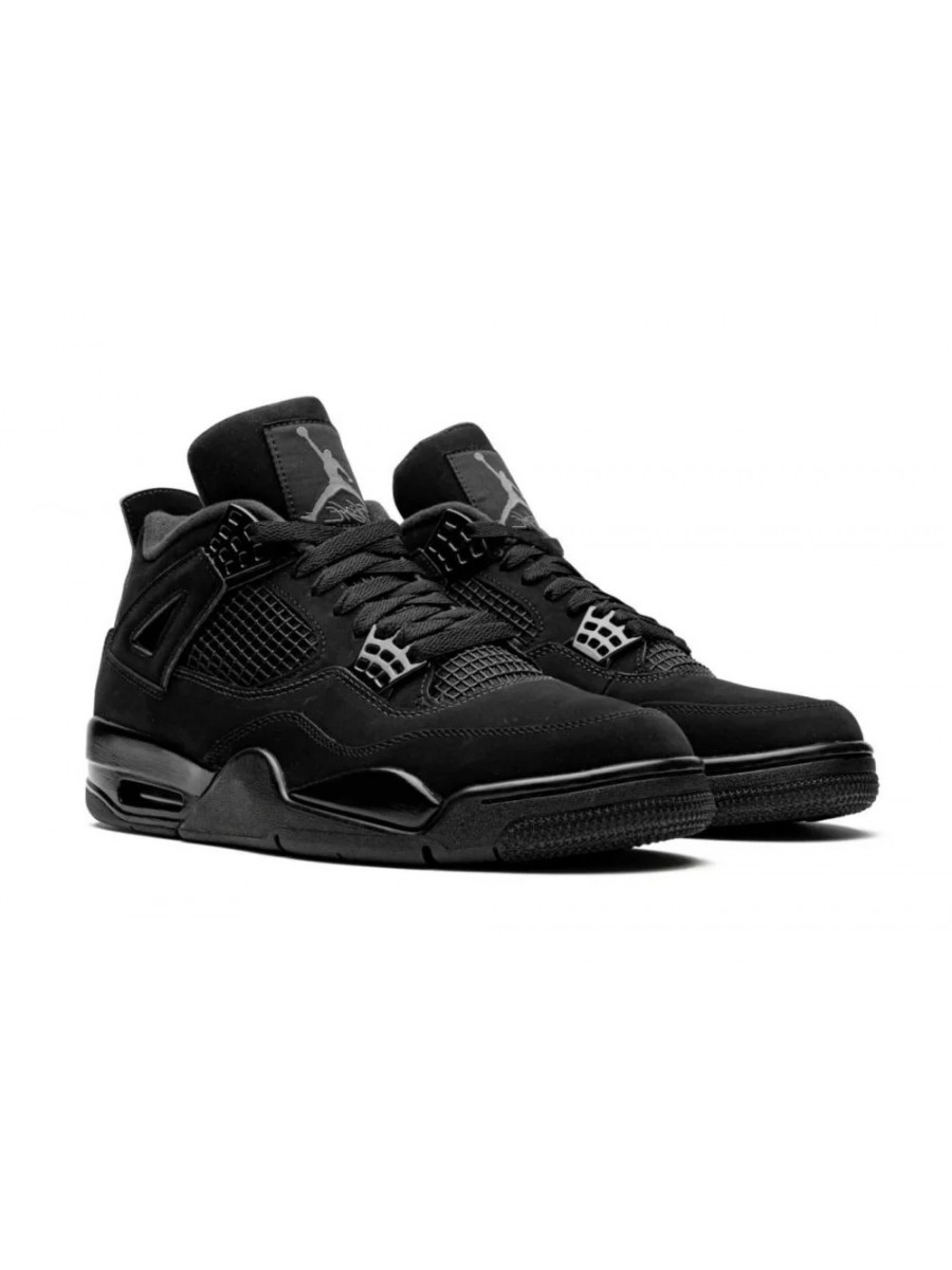Кроссовки Nike Air Jordan 4 Retro Ps Черные Nike