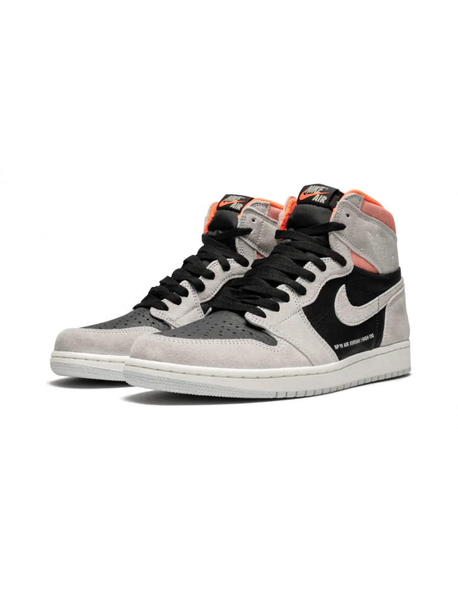 Кроссовки Nike Air Jordan 1 High Og Светло-серые Nike