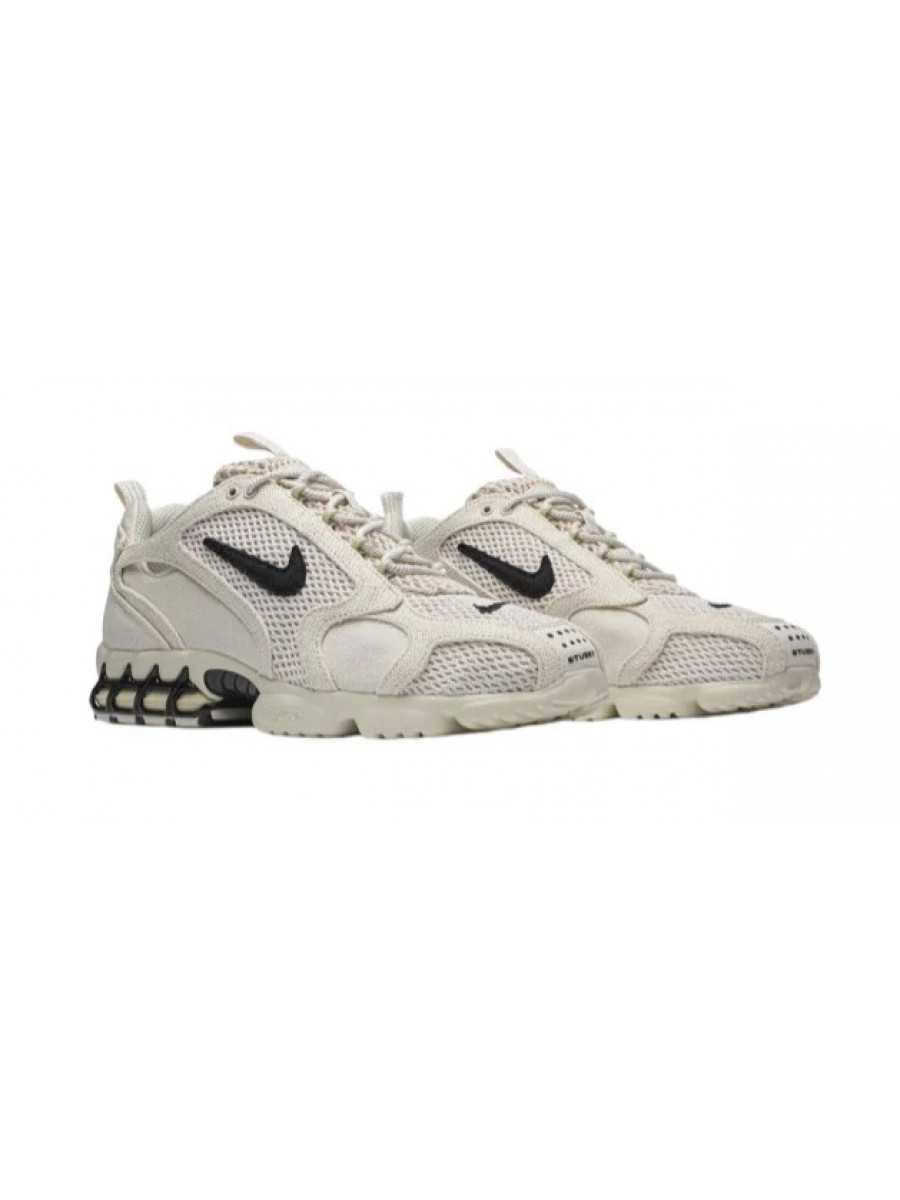Кроссовки Nike Stussy X Air Zoom Spiridon Caged 2 Белые Nike