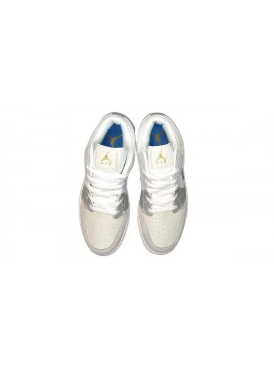Кроссовки Nike Air Jordan 1 Low Ghost Aqua Белые
