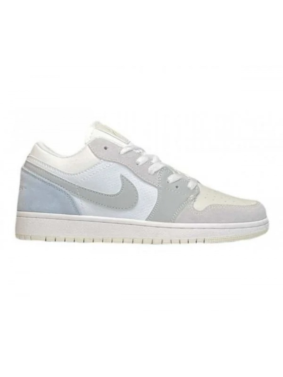 Кроссовки Nike Air Jordan 1 Low Ghost Aqua Белые