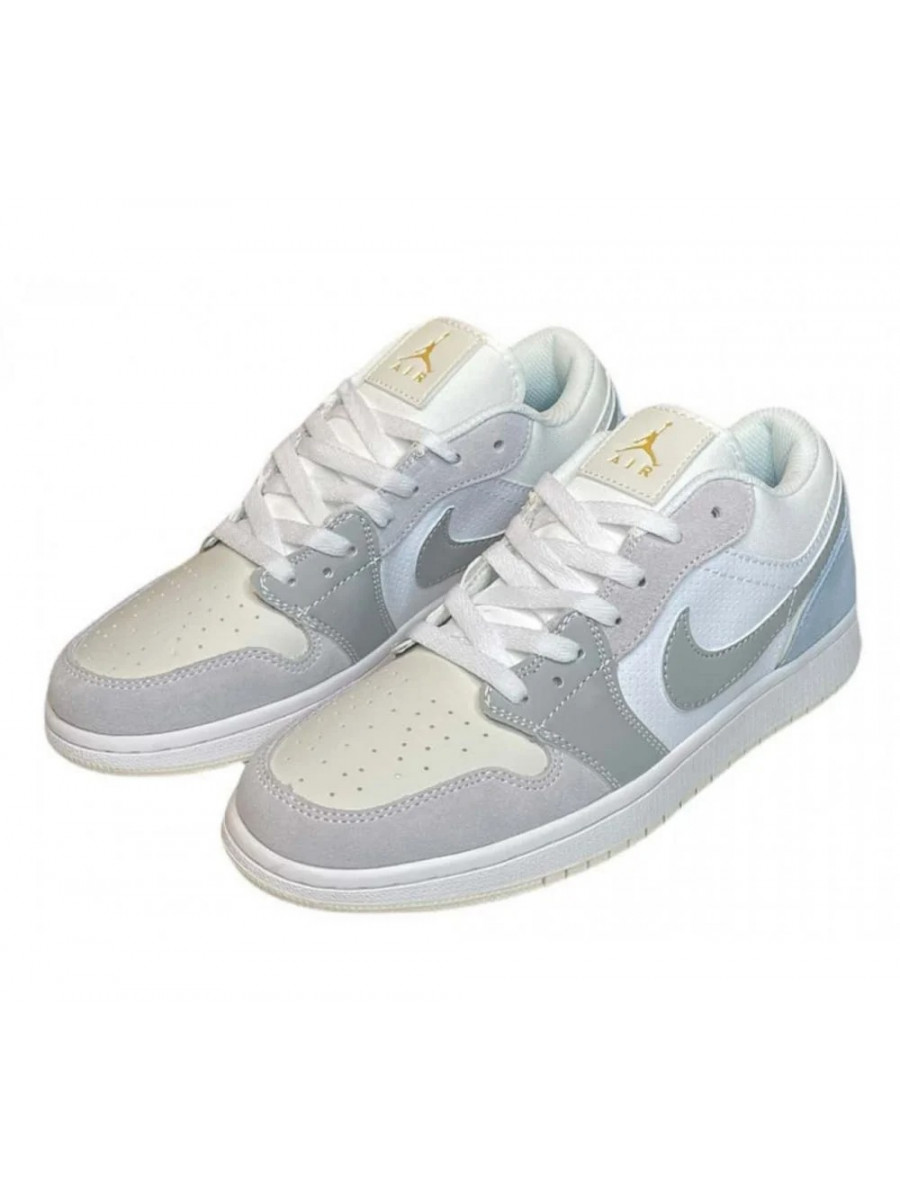 Кроссовки Nike Air Jordan 1 Low Ghost Aqua Белые Nike
