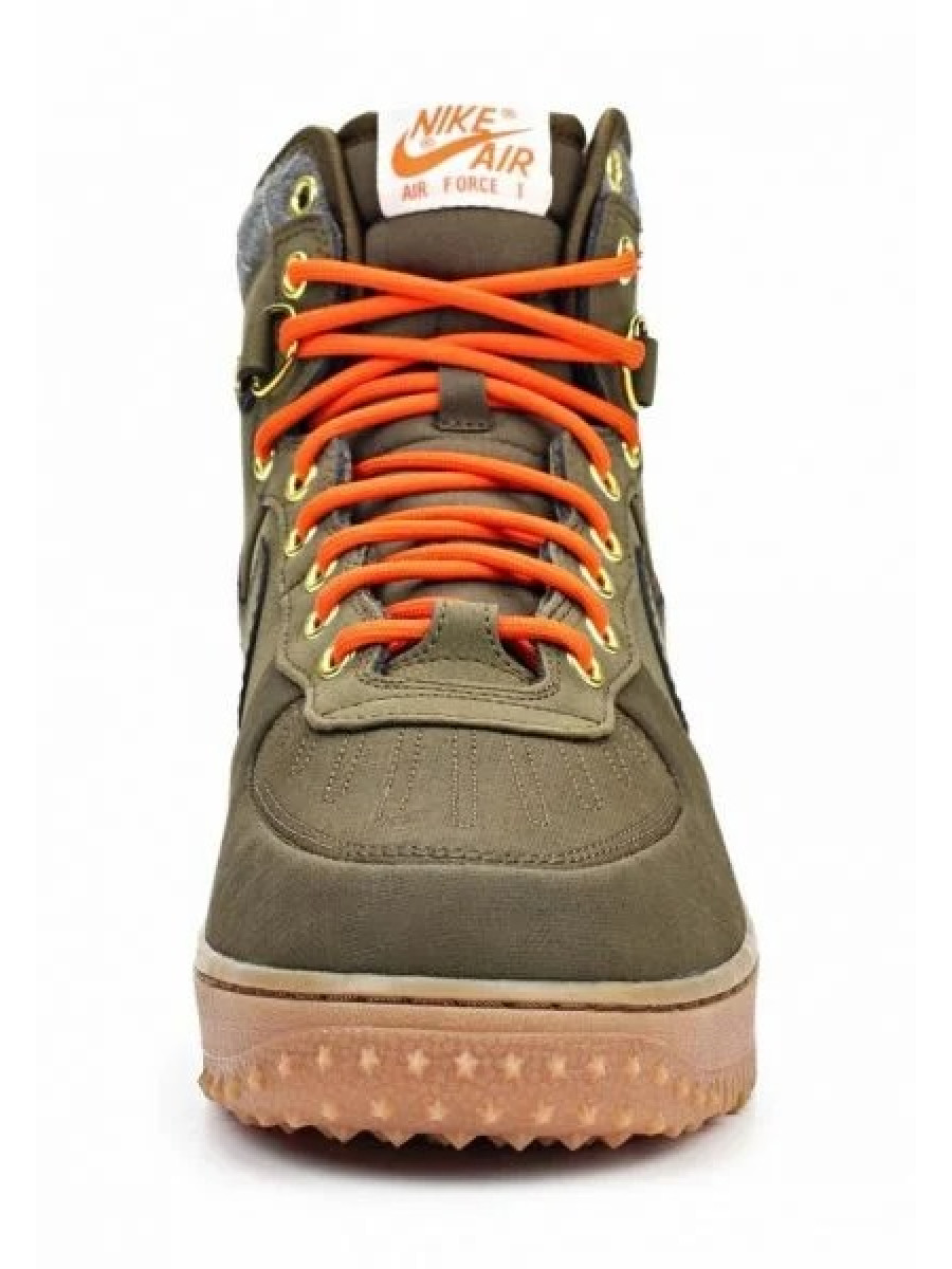 Кроссовки Nike Air Force 1 Duckboot Темно-зеленые