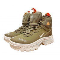 Nike - Кроссовки Nike ACG Zoom Giadome Gore-Tex Оливковые
