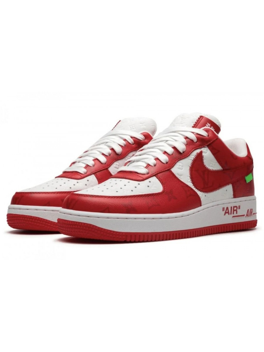Кроссовки Nike X Louis Vuitton Nike Air Force 1 Low Louis Vuitton Красные Nike