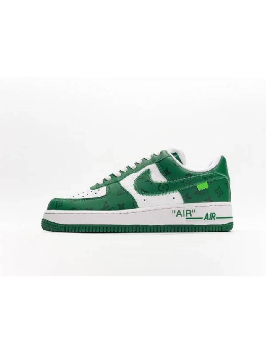 Кроссовки Nike X Louis Vuitton Nike Air Force 1 Low Louis Vuitton Зеленые