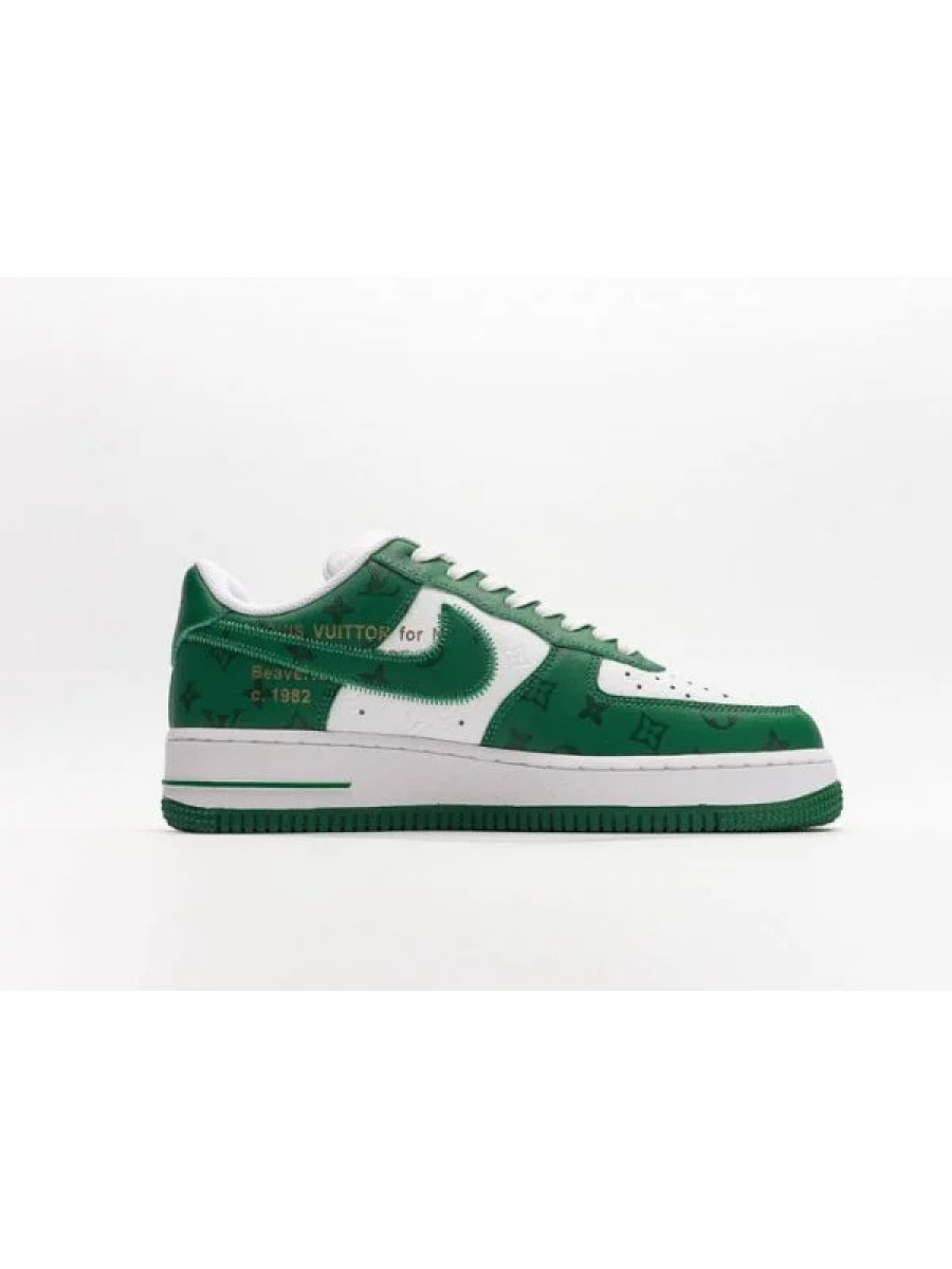 Кроссовки Nike X Louis Vuitton Nike Air Force 1 Low Louis Vuitton Зеленые