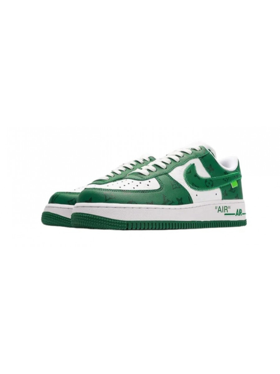 Кроссовки Nike X Louis Vuitton Nike Air Force 1 Low Louis Vuitton Зеленые Nike