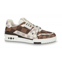 Louis Vuitton - Кроссовки Louis Vuitton Lv Trainer Коричневые