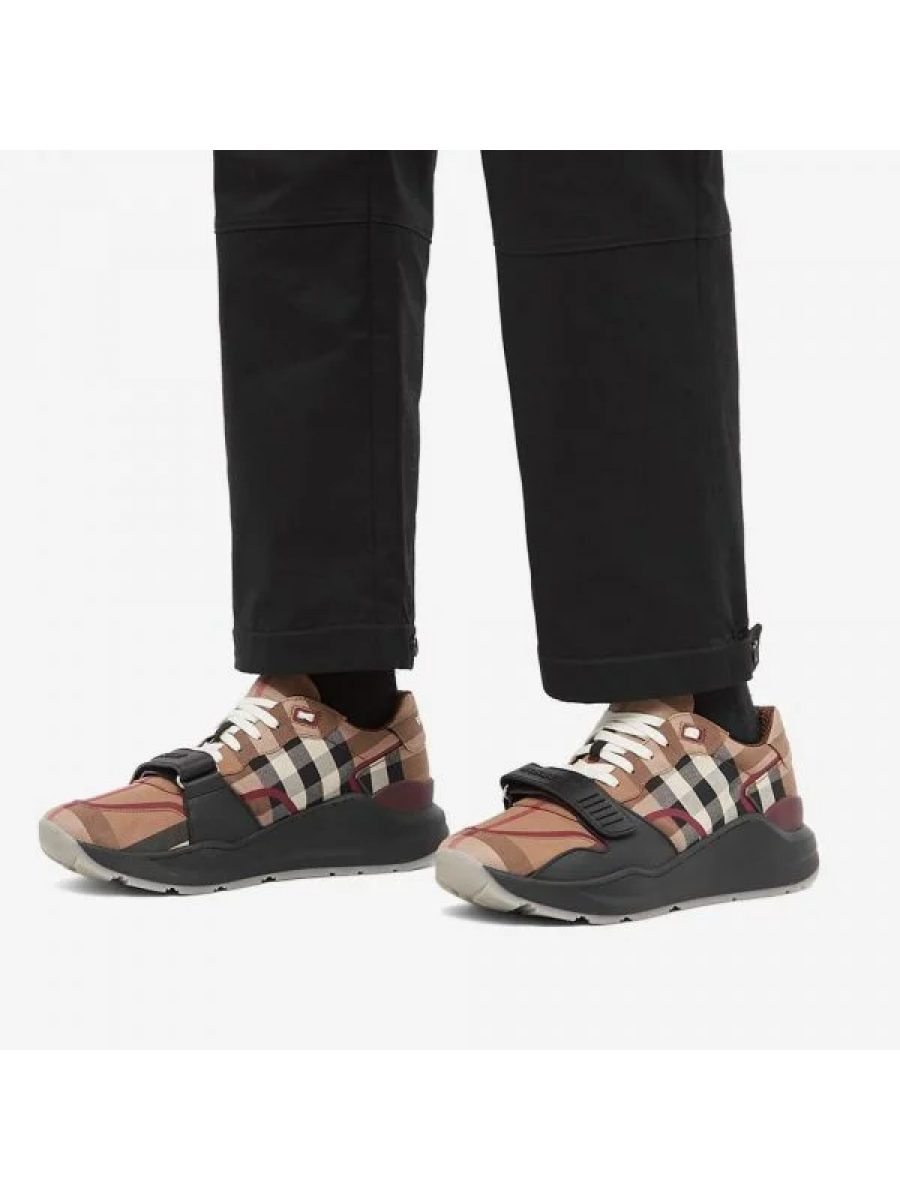 Кроссовки Burberry Ramsey Sneaker Бежевые