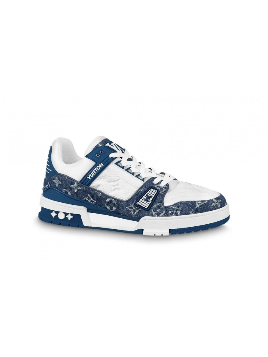 Кроссовки Louis Vuitton Lv Trainer Синие Louis Vuitton